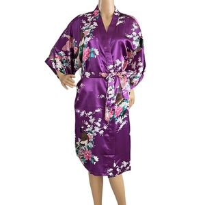 Asian printed robe